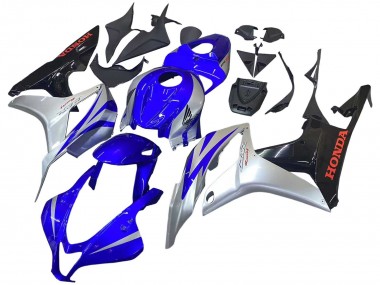 Acquista Carena Moto Honda CBR600RR 2007-2008 - Argento Blu Nero Lucido Corsa
