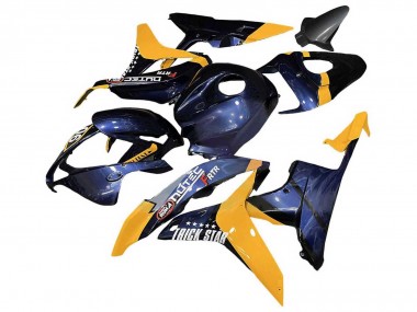 Acquista Carena Moto Honda CBR600RR 2007-2008 - Arancia Blu Scuro Trick Star 06
