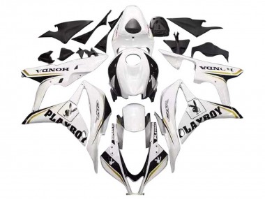 Acquista Carena Moto Honda CBR600RR 2007-2008 - Bianco Oro Nero Lucido Playboy