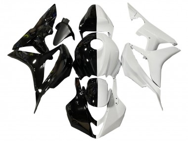 Acquista Carena Moto Honda CBR600RR 2007-2008 - Bianco Nero Lucido Diviso