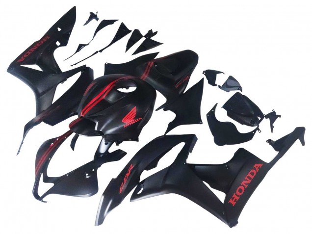 Acquista Carena Moto Honda CBR600RR 2007-2008 - Nero Opaco Rosso