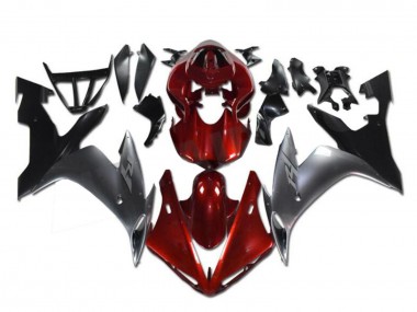 Acquista Carena Moto Yamaha YZF R1 2002-2003 - Rosso Argento Nero
