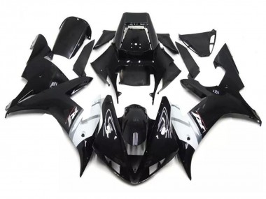 Acquista Carena Moto Yamaha YZF R1 2002-2003 - Nero Lucido Bianco Argento