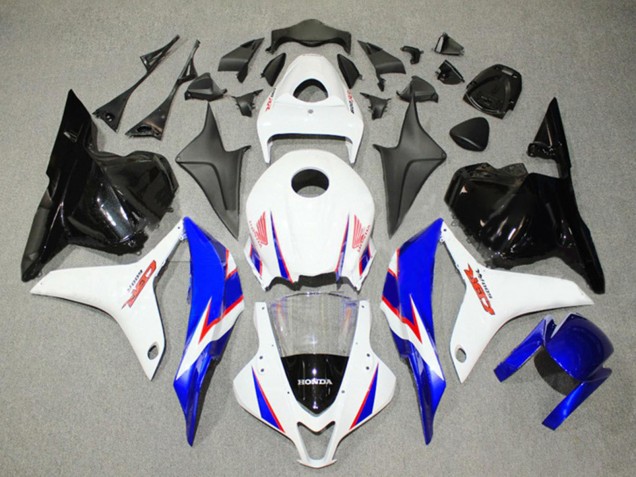 Acquista Kit Carena Moto ABS Honda CBR600RR 2009-2012 - Bianco Blu Nero Lucido