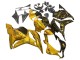 Acquista Carena Moto Honda CBR600RR 2009-2012 - Oro Nero Lucido