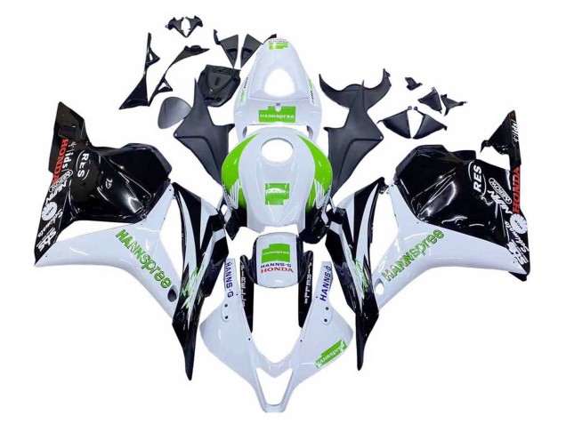 Acquista Carena Moto Honda CBR600RR 2009-2012 - Bianco Verde Nero Lucido Hannspree