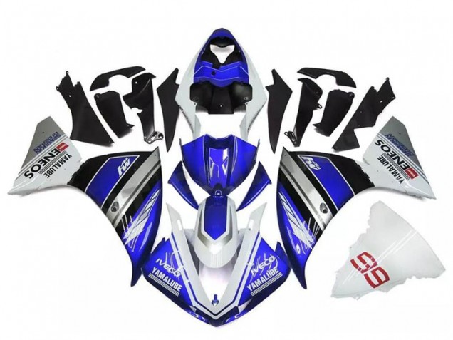 Acquista Carena Moto Yamaha YZF R1 2009-2011 - Bianco Blu Nero Yamalube ENEOS M1