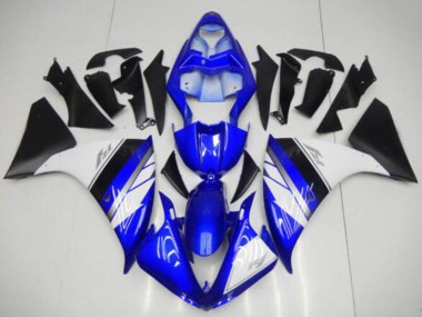 Acquista Carena Moto Yamaha YZF R1 2009-2011 - Blu Bianco Nero Opaco