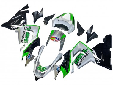 Acquista Carena Moto Kawasaki ZX10R 2004-2005 - Verde Argento Nero 69
