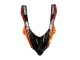 Acquista Carena Moto Kawasaki ZX10R 2004-2005 - Burnt Arancia Nero Mostro Elf