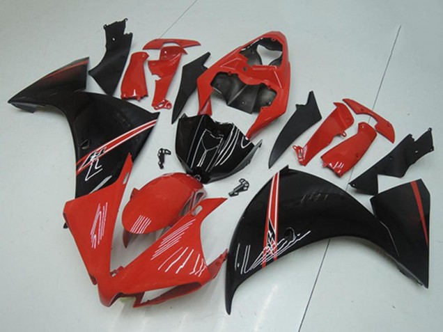Acquista Carena Moto Yamaha YZF R1 2012-2014 - Rosso Nero Lucido