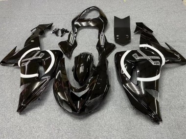 Acquista Carena Moto Kawasaki ZX10R 2006-2007 - Nero Lucido Bianco Circle