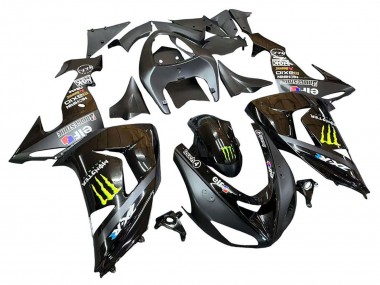 Acquista Carena Moto Kawasaki ZX10R 2006-2007 - Grigio Giallo Nero Lucido Mostro Elf
