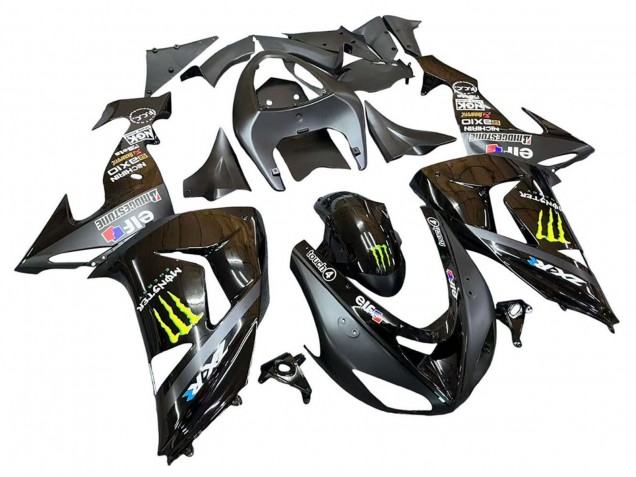 Acquista Carena Moto Kawasaki ZX10R 2006-2007 - Grigio Giallo Nero Lucido Mostro Elf