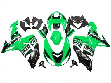 Acquista Kit Carena Moto Kawasaki ZX10R 2006-2007 - Verde Bianco Nero