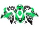 Acquista Kit Carena Moto Kawasaki ZX10R 2006-2007 - Verde Bianco Nero