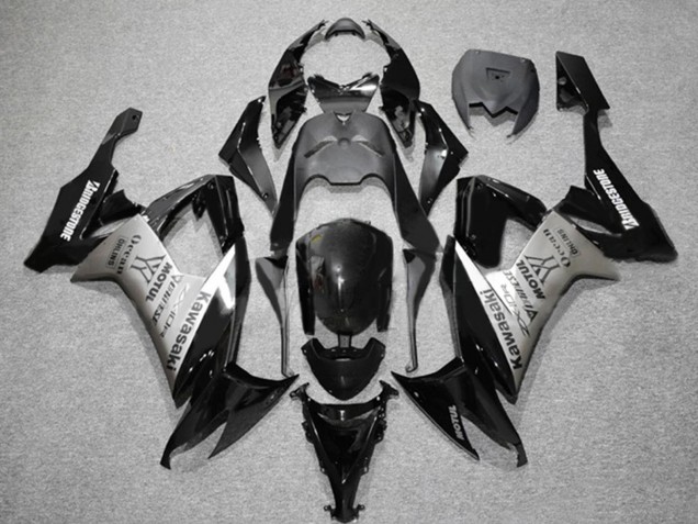 Acquista Carena Moto Kawasaki ZX10R 2006-2007 - Nero Opaco Grigio Motul