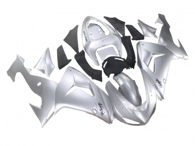 Acquista Carena Moto Kawasaki ZX10R 2006-2007 - Argento Nero Ninja