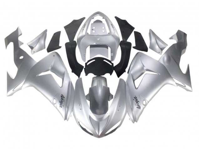 Acquista Carena Moto Kawasaki ZX10R 2006-2007 - Argento Nero Ninja