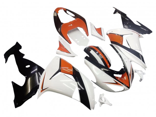 Acquista Carena Moto Kawasaki ZX10R 2006-2007 - Bianco Arancia Nero