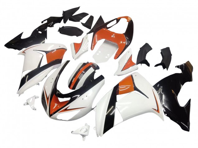 Acquista Carena Moto Kawasaki ZX10R 2006-2007 - Bianco Arancia Nero