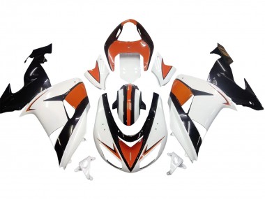 Acquista Carena Moto Kawasaki ZX10R 2006-2007 - Bianco Arancia Nero