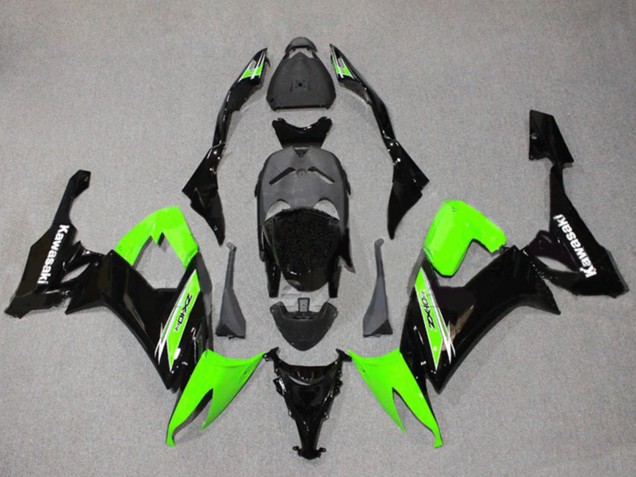 Acquista Carena Moto Kawasaki ZX10R 2008-2010 - Verde Nero Lucido