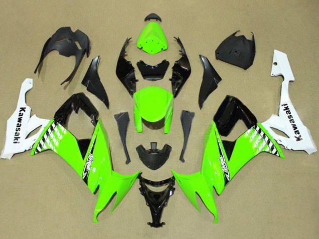 Acquista Carena Moto Kawasaki ZX10R 2008-2010 - Bianco Verde Nero