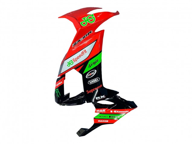 Acquista Carena Moto Kawasaki ZX10R 2008-2010 - Rosso Verde Nero