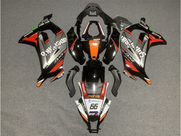 Acquista Carena Moto Kawasaki ZX10R 2011-2015 - Bianco Arancia Nero Mahi Elf 66 Superbike
