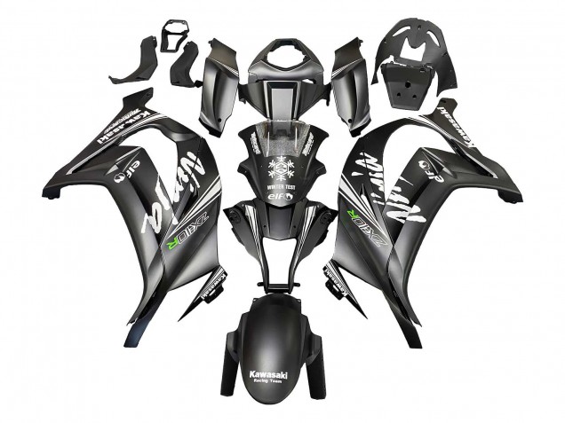 Acquista Carena Moto Kawasaki ZX10R 2011-2015 - Nero Opaco Verde Elf