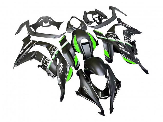 Acquista Carena Moto Kawasaki ZX10R 2016-2020 - Nero Opaco Verde Bianco Ninja