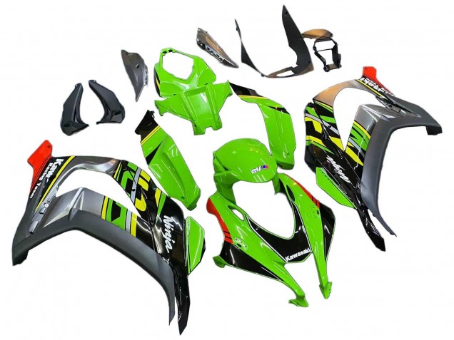 Acquista Carena Moto Kawasaki ZX10R 2016-2020 - Verde Rosso Grigio