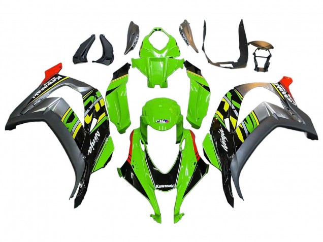 Acquista Carena Moto Kawasaki ZX10R 2016-2020 - Verde Rosso Grigio