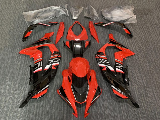 Acquista Carena Moto Kawasaki ZX10R 2016-2020 - Rosso Nero Lucido