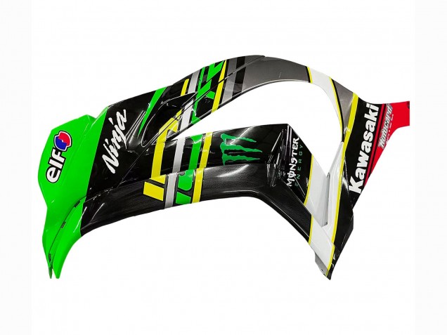 Acquista Carena Moto Kawasaki ZX10R 2016-2020 - Verde Giallo Rosso Nero Elf Mostro