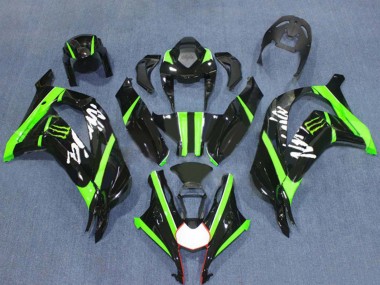 Acquista Carena Moto Kawasaki ZX10R 2016-2020 - Nero Lucido Verde Mostro