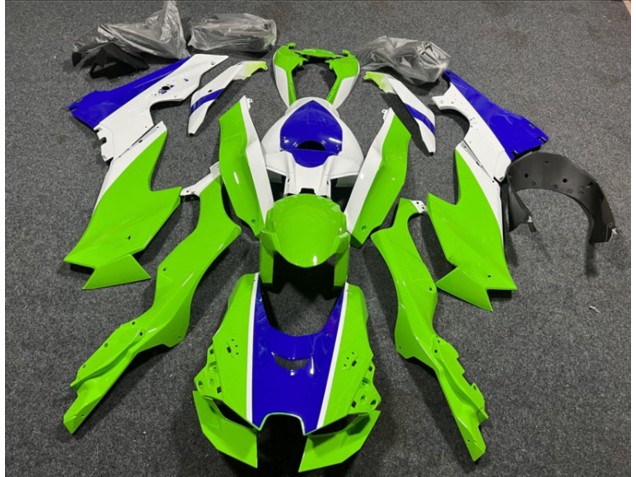 Acquista Carena Moto Kawasaki ZX10R 2021-2025 - Bianco Verde Blu