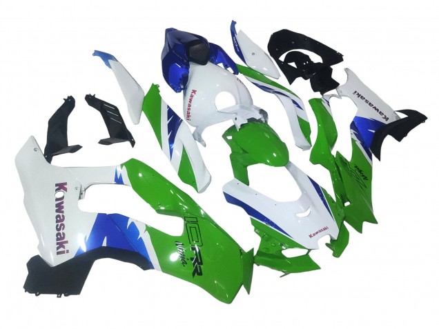Acquista Carena Moto Kawasaki ZX10R 2021-2025 - Bianco Verde Blu Nero