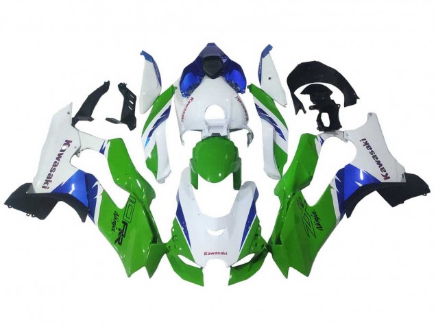 Acquista Carena Moto Kawasaki ZX10R 2021-2025 - Bianco Verde Blu Nero
