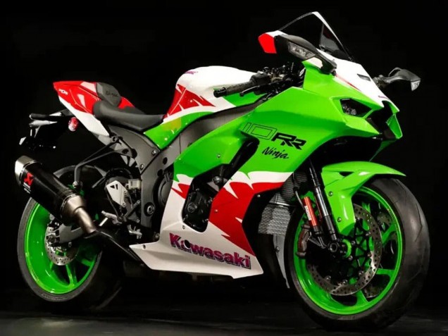 Acquista Carena Moto Kawasaki ZX10R 2021-2025 - Bianco Verde Rosso