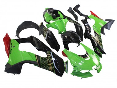 Acquista Carena Moto Kawasaki ZX10R 2021-2025 - Verde Nero Rosso Honeycomb