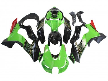 Acquista Carena Moto Kawasaki ZX10R 2021-2025 - Verde Nero Rosso Honeycomb