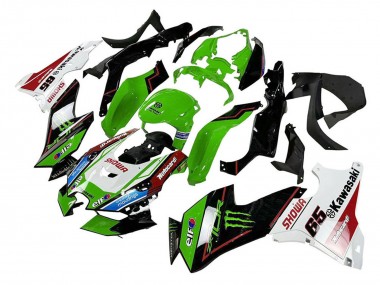 Acquista Carena Moto Kawasaki ZX10R 2021-2025 - Verde Nero Bianco Rosso Blu Showr Elf Mostro