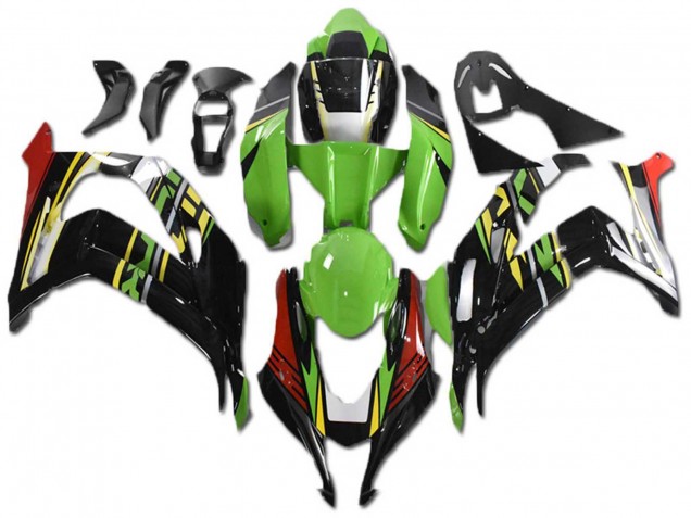Acquista Carena Moto Kawasaki ZX10R 2021-2025 - Verde Giallo Rosso Nero