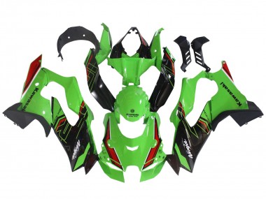 Acquista Carena Moto Kawasaki ZX10R 2021-2025 - Verde Nero Rosso