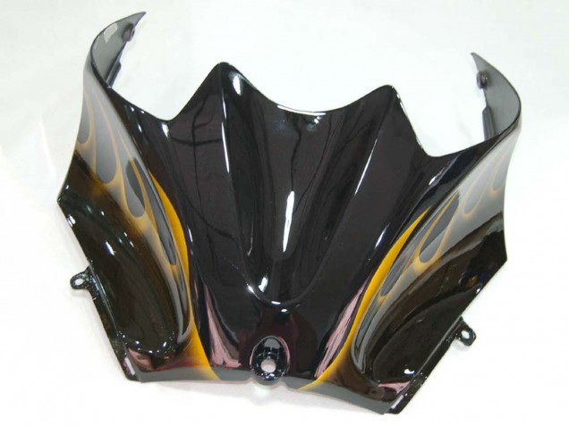 Acquista Carena Moto Kawasaki ZX14R ZZR1400 2006-2011 - Nero Lucido Oro Fiamma
