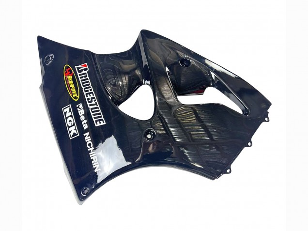 Acquista Carena Moto Kawasaki ZX6R 1998-1999 - Nero Lucido Giallo Elf Bridgestone