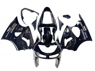 Acquista Carena Moto Kawasaki ZX6R 1998-1999 - Nero Lucido Giallo Elf Bridgestone
