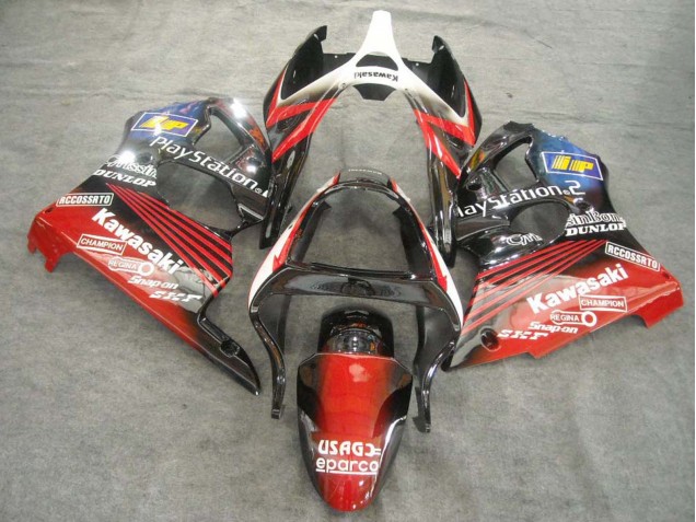 Acquista Carena Moto Kawasaki ZX6R 2000-2002 - Bianco Rosso Nero PlayStation 2